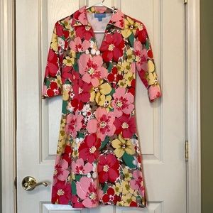 Vibrant J McLaughlin EUC dress